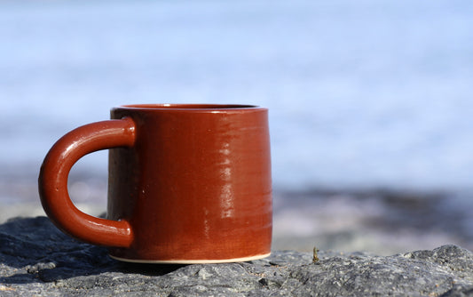 Rich Brown Pottery Mug