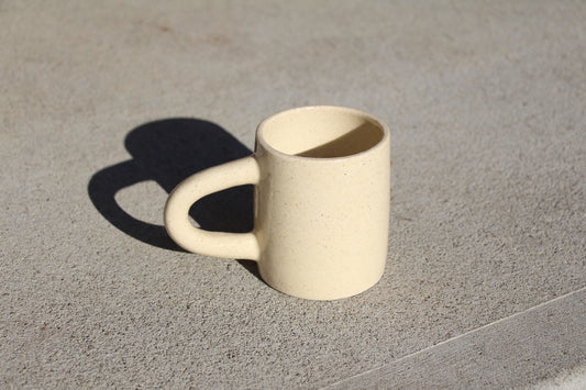 Rich Cream Pottery Mug