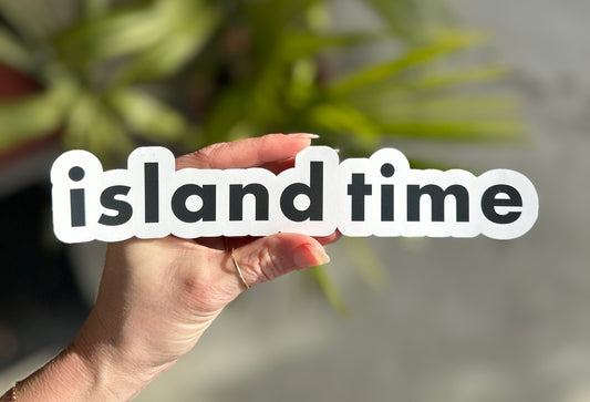 Island Time Sticker