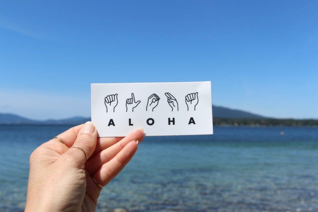 ALOHA Sticker